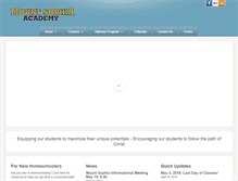 Tablet Screenshot of mtsophia.com